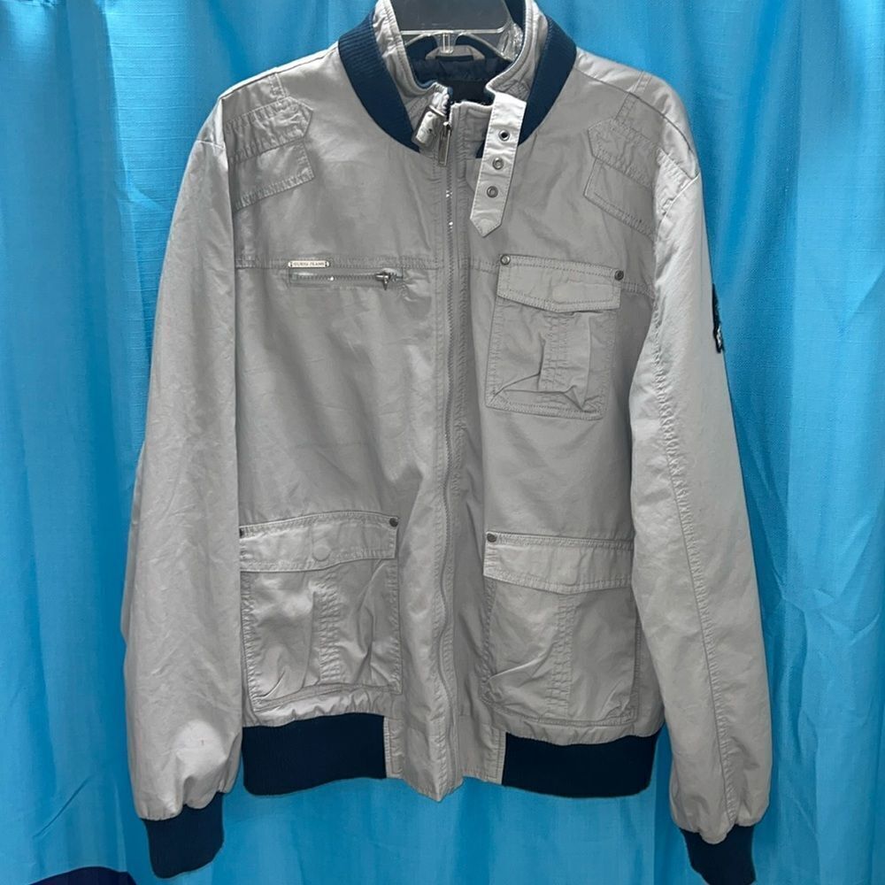 Guessperformance Jacket Gray Blue - image 1